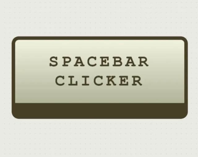 Spacebar Clicker